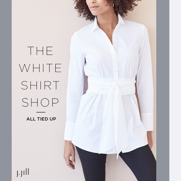 J Jill White Shirt Collection